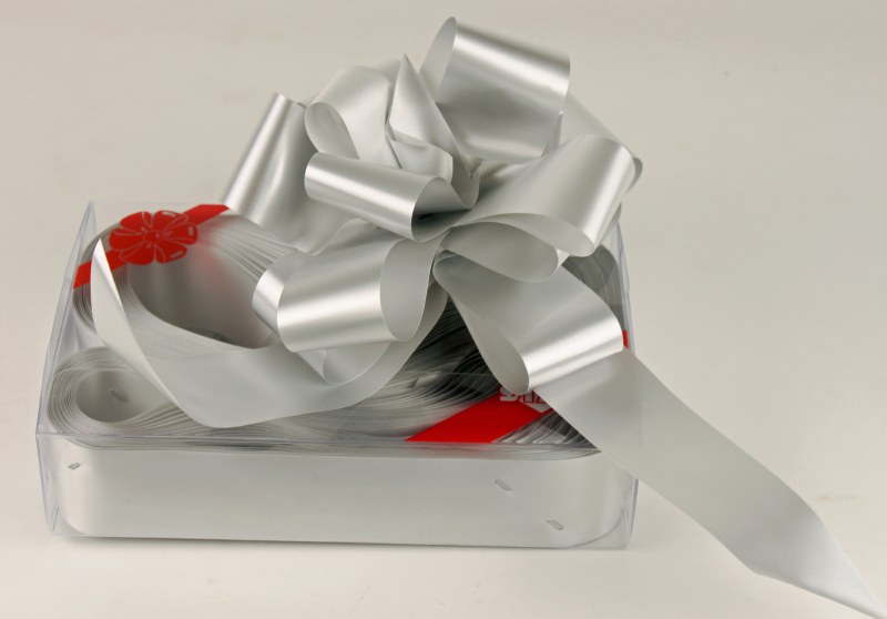 Picture of Silver Pullbows 50mm x 20pcs